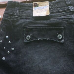 NWT Hint Vintage jeans mini skirt size 13